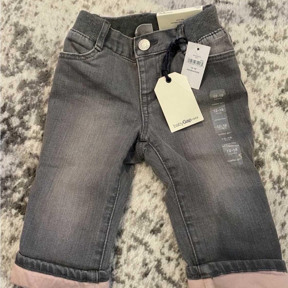 Nwt Gap insulated jeans 12-18 months